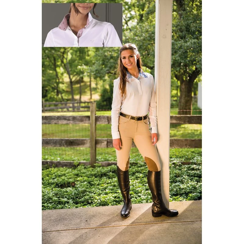 Shires Aubrion Women's Equestrian Style Shirt - Moonstar - Image 2
