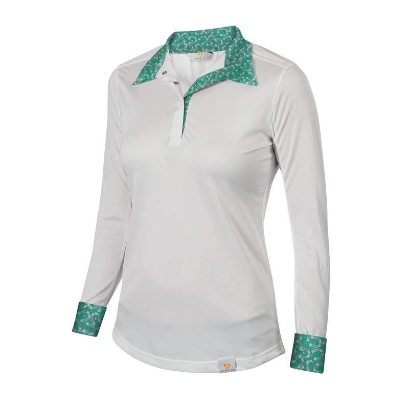 Shires Aubrion Women's Equestrian Style Shirt - Horseshoe