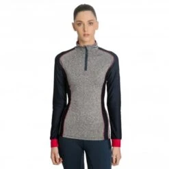 Horseware Women's Elena Long Sleeve Tech Shirt - Black Iris