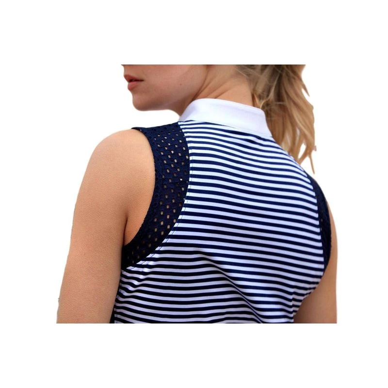 Horseware Women's Lola Sleeveless Polo - Navy/White - Image 2
