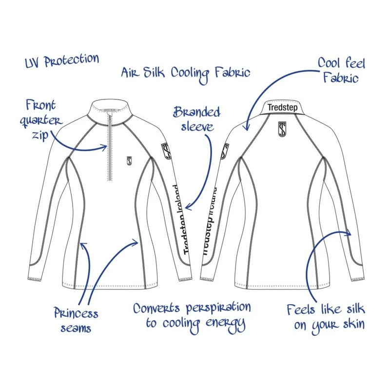 Tredstep Women's Futura Long Sleeve Sport Top - White - Image 3