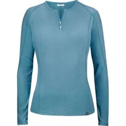 RJ Classics Women's Zoey Tech Long Sleeve Shirt - Faded Denim